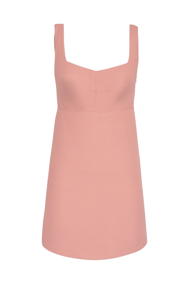 VESTIDO CREPE CURTO BLUSH